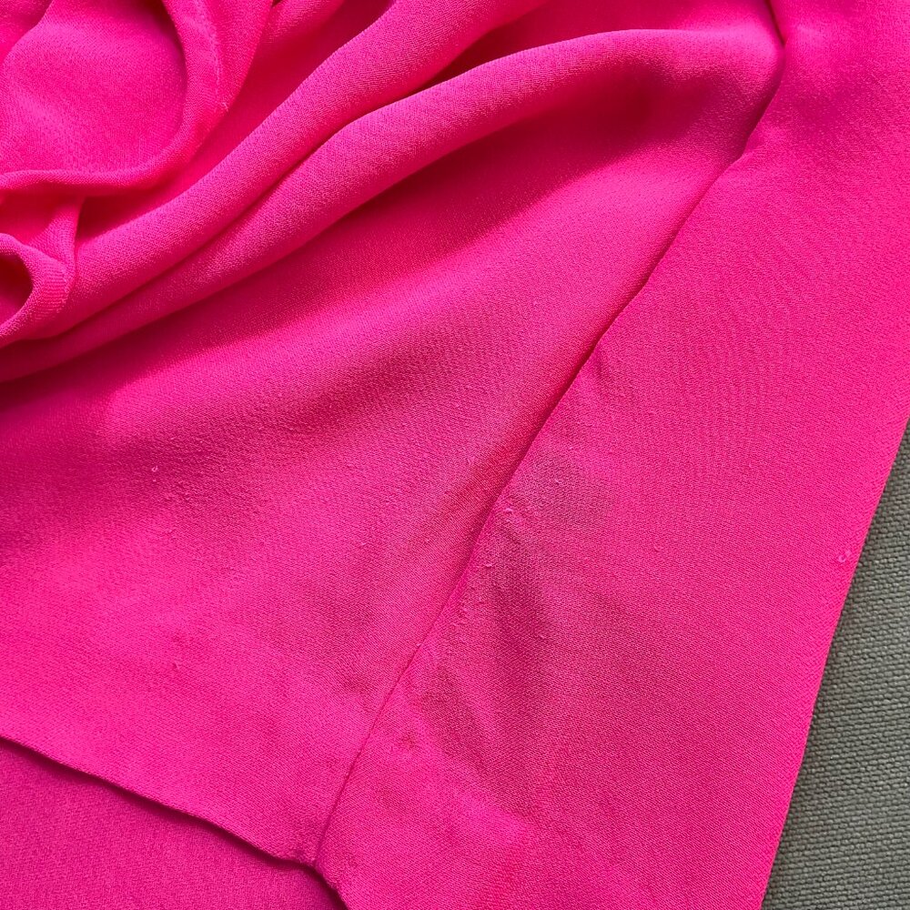 Kate Spade Blouse Long Sleeve Ruffle Collar Pink (8) - Picture 8 of 8